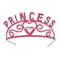 Glittered Metal Princess Tiara